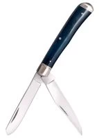Cold Steel Taschenmesser Trapper, Blauer Knochen-Griff, Cold Steel