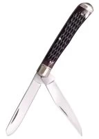 Cold Steel Taschenmesser Trapper, Gezackter Knochen-Griff, Cold Steel