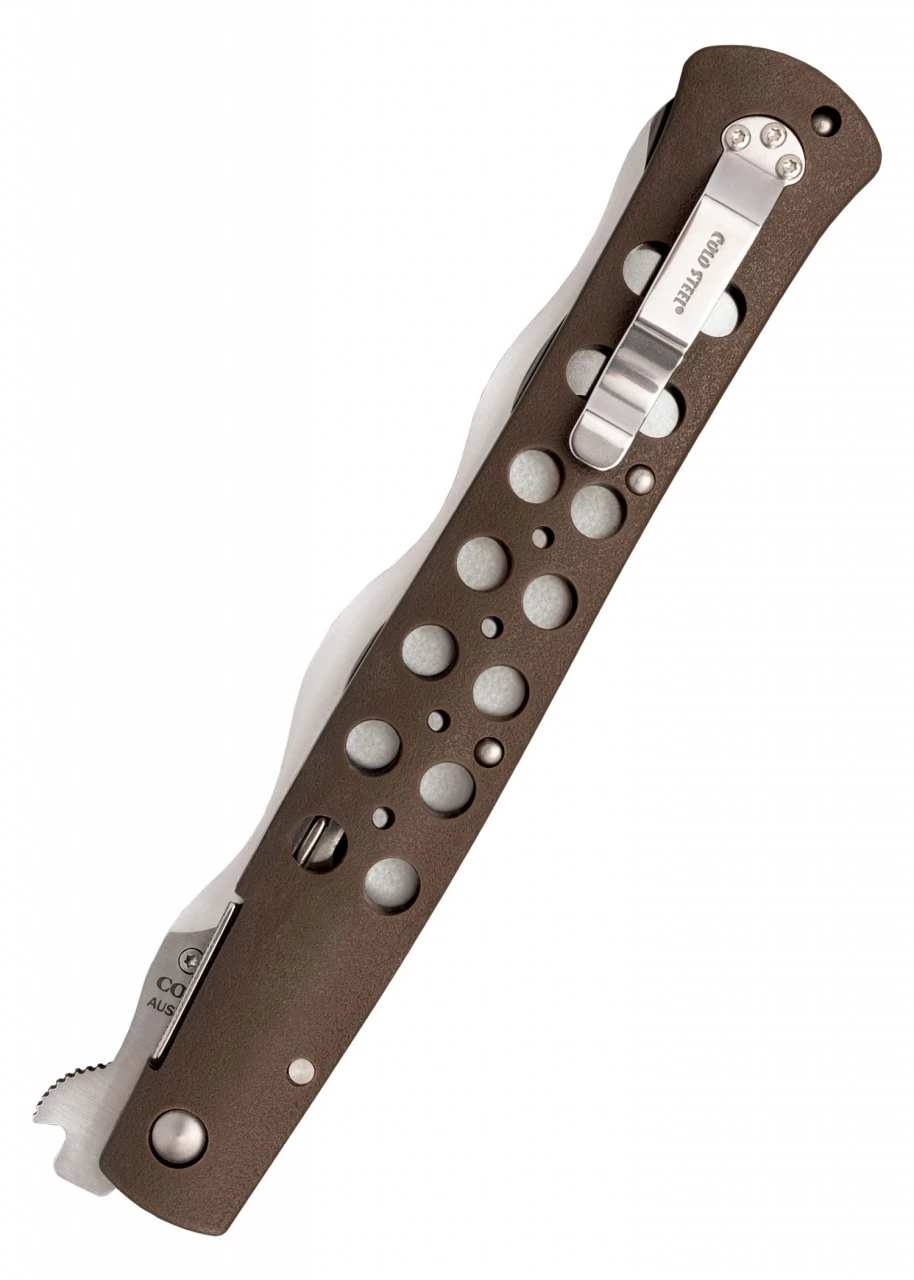 Cold Steel Taschenmesser Ti-Lite Kris, 6-Zoll-Klinge, AUS 10A, Glatte Schneide, Zy-Ex-Griff 2 Cold Steel Taschenmesser Ti-Lite Kris, 6-Zoll-Klinge, AUS 10A, Glatte Schneide, Zy-Ex-Griff – Bild 2