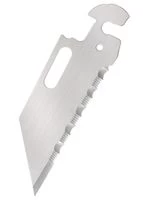Cold Steel Click-N-Cut Folder Ersatzklingen, Standard, Gezahnt, 3er Pack